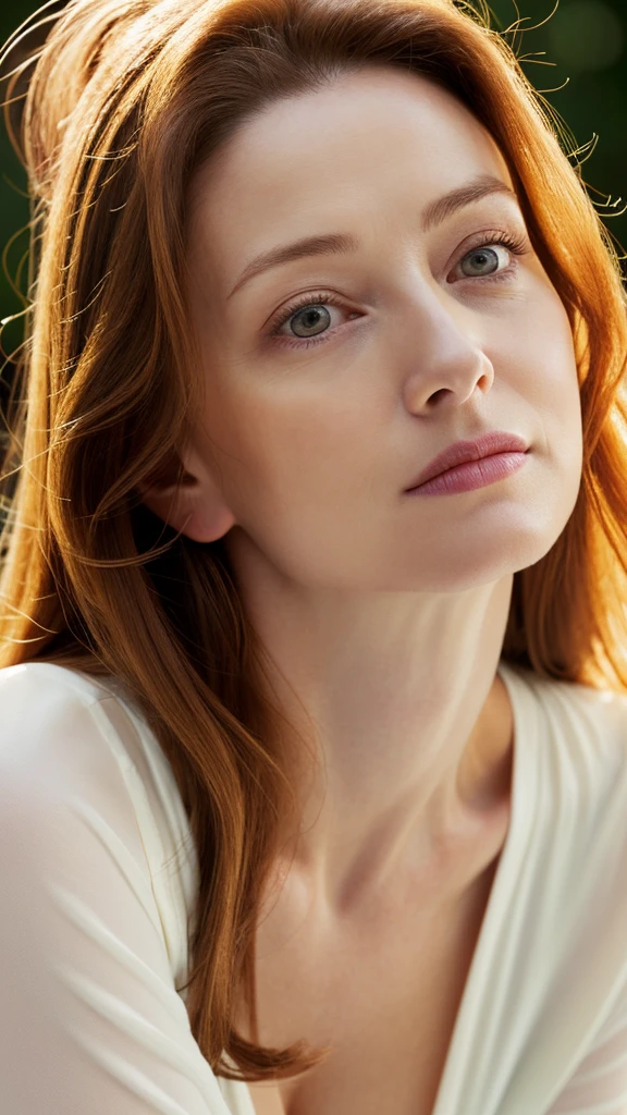 Full shot portrait , RAW, A woman,37 years old , ( SFW),looking to the camera, [ great detail: ( eyes :Miranda Otto),( Eyelids : vesper lynd),(between eyebrows:vesper lynd),(Eyebrows : Vesper lynd),(forehead: vesper lynd),(nose:Miranda Otto),(boca: Miranda Otto),(jawline: Miranda Otto), ( jaw angle: Vesper lynd) ,( breasts: Vesper lynd),(legs : vesper lynd),neck cloth