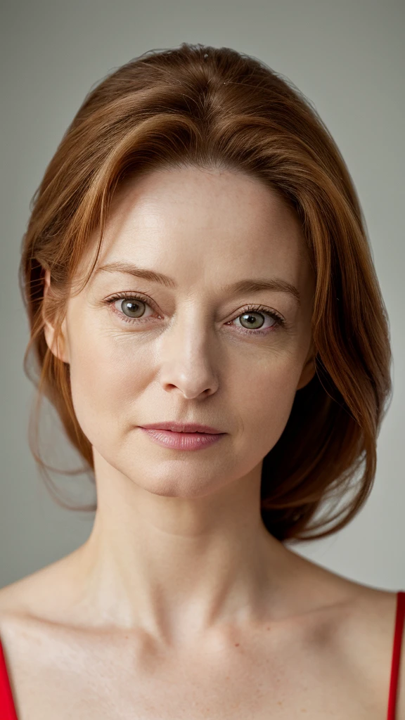 Full shot portrait , RAW, A woman,37 years old , ( SFW),looking to the camera, [ great detail: ( eyes :Miranda Otto),( Eyelids : vesper lynd),(between eyebrows:vesper lynd),(Eyebrows : Vesper lynd),(forehead: vesper lynd),(nose:Miranda Otto),(boca: Miranda Otto),(jawline: Miranda Otto), ( jaw angle: Vesper lynd) ,( breasts: Vesper lynd),(legs : vesper lynd),.beatiful breast