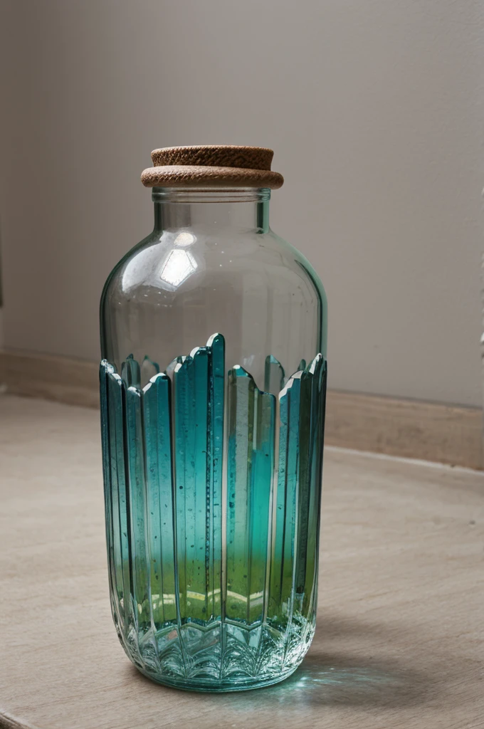 Glass bottle art