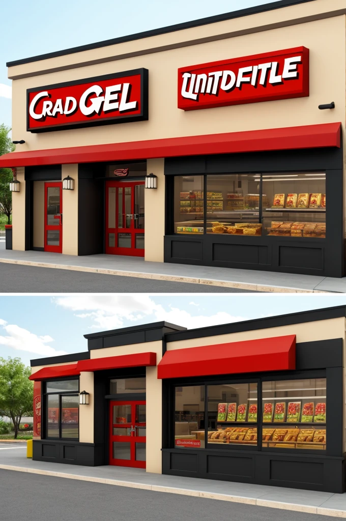 Create a logo for a fast food store