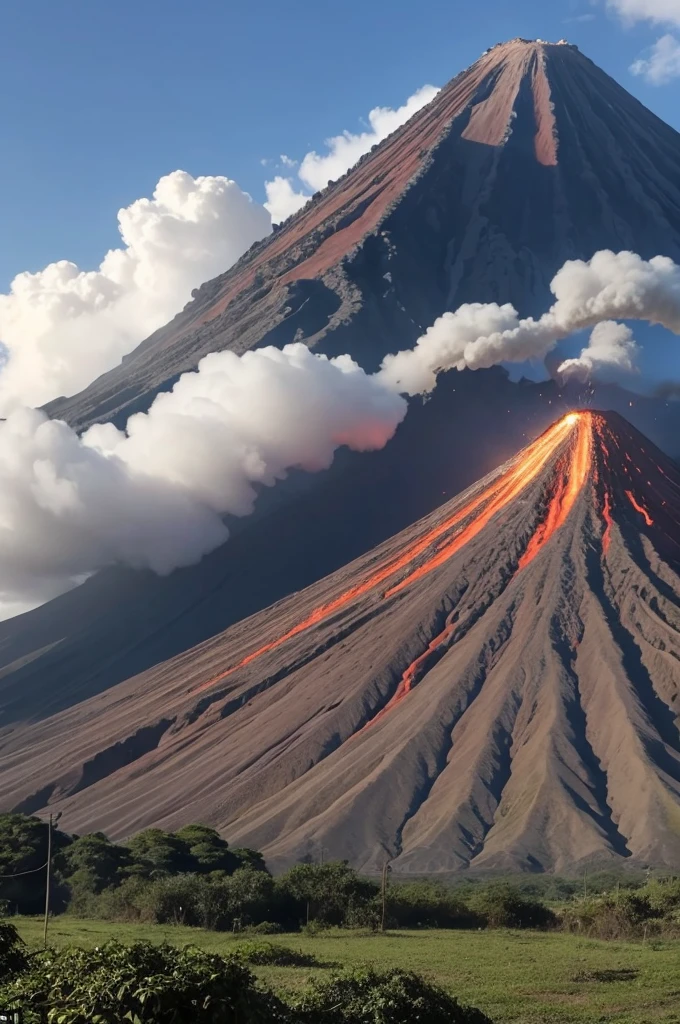 Thousands forced to flee their homes as huge volcano in Brazil