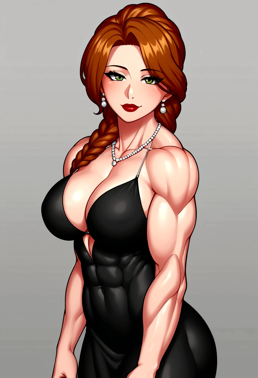 muscle woman looking at viewer