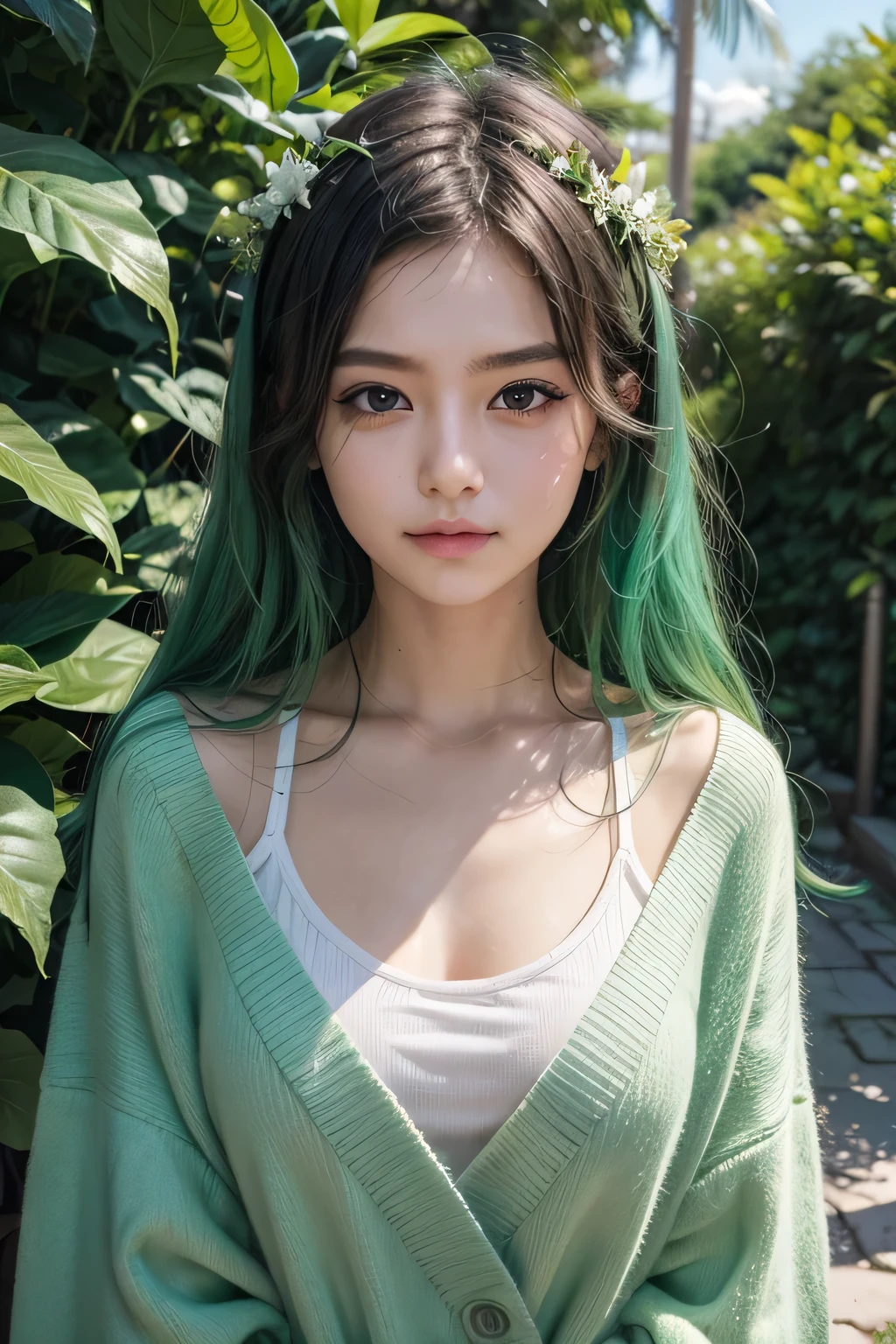 create an image for your instagram profile whose name is VERDE VIBES