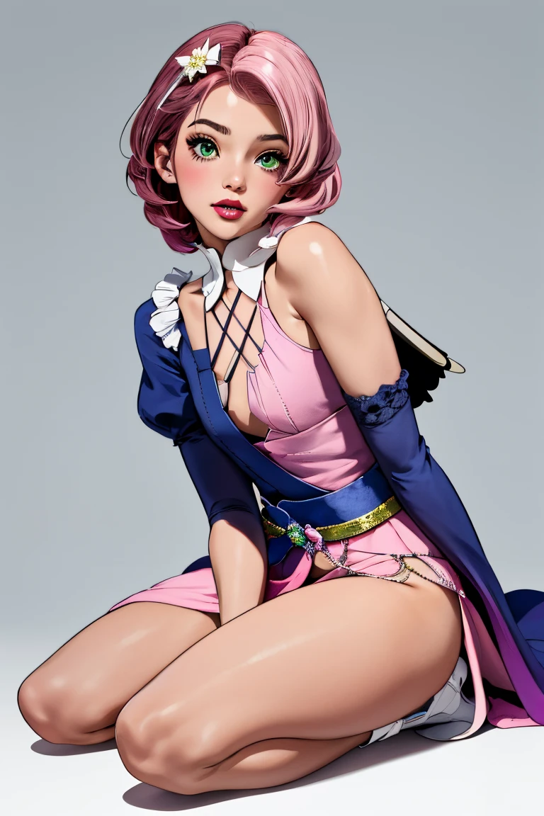 Alisa Bosconovitch, best qualityer, contemporary, flat style, minimalism, Illustrates??the green-eyed plane, pink  hair, shorth hair, multicolored wildly hair, black jersey, mechanical wings, Close-U head portrait, pointed chest, neckleace, super neckleace, medium breasts, tekken，pink  hair pastel, 1 girl, in kimono, hand painted，Colorless line drawing, pastel yandere colorful, tekken, Garota super fofa com pink  hair e maquiagem gótica ao lado, with maid outfit，slender figure，chunky，He sat on the floor，Dressed in pink and white maid outfits，Very Shorthair，with cat ears，quadratic element，, pink kawaii in 1910 era clothing, Alisa Bosconovich&#39;pink lips, no style da soft core palette aurorapunk, an anime illustration of your face, animated gifs, hand drawn animation, charming sketches, smooth and shiny, hazy romanticism, style blowouts, white background - ar 1:1 - niji 5 - expressive style --s 50 , Pink kawaii in the 1920s clothing eraPink eagles, wearing a bright white shirt, no style da soft core palette aurorapunk, an anime illustration of your face, animated gifs, hand drawn animation, charming sketches, smooth and shiny, hazy romanticism, style blowouts, white background - ar 1:1 - niji 5 - expressive style --s 50, absurdrez, Cao Cao, ultra detailed, (1 girl:1.3), break , Design an image featuring beautiful calligraphy
