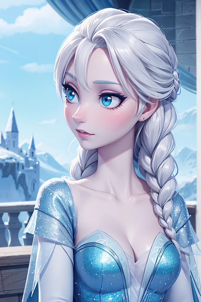 Elsa from the movie Frozen