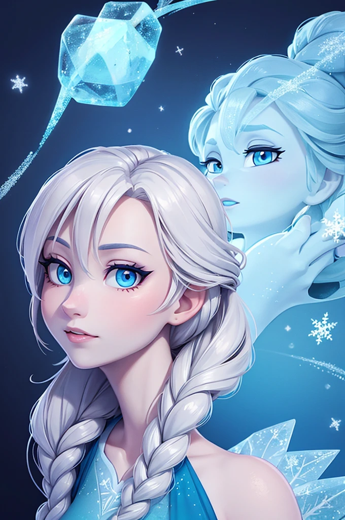 Elsa from the movie Frozen