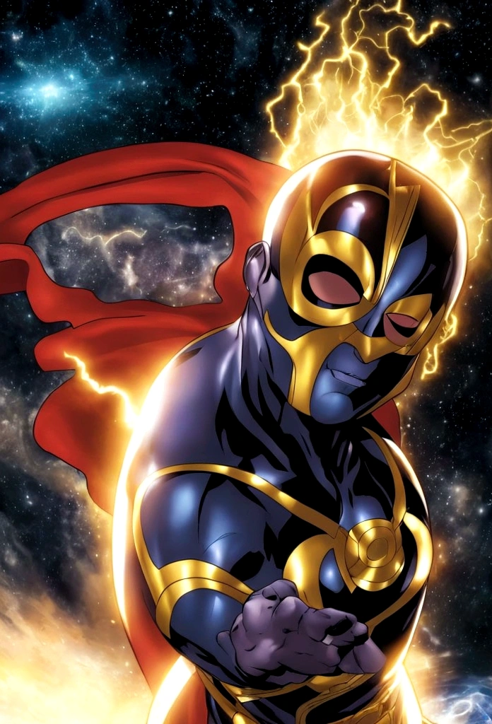 uatu the watcher comming from the darknes in between of multiverse