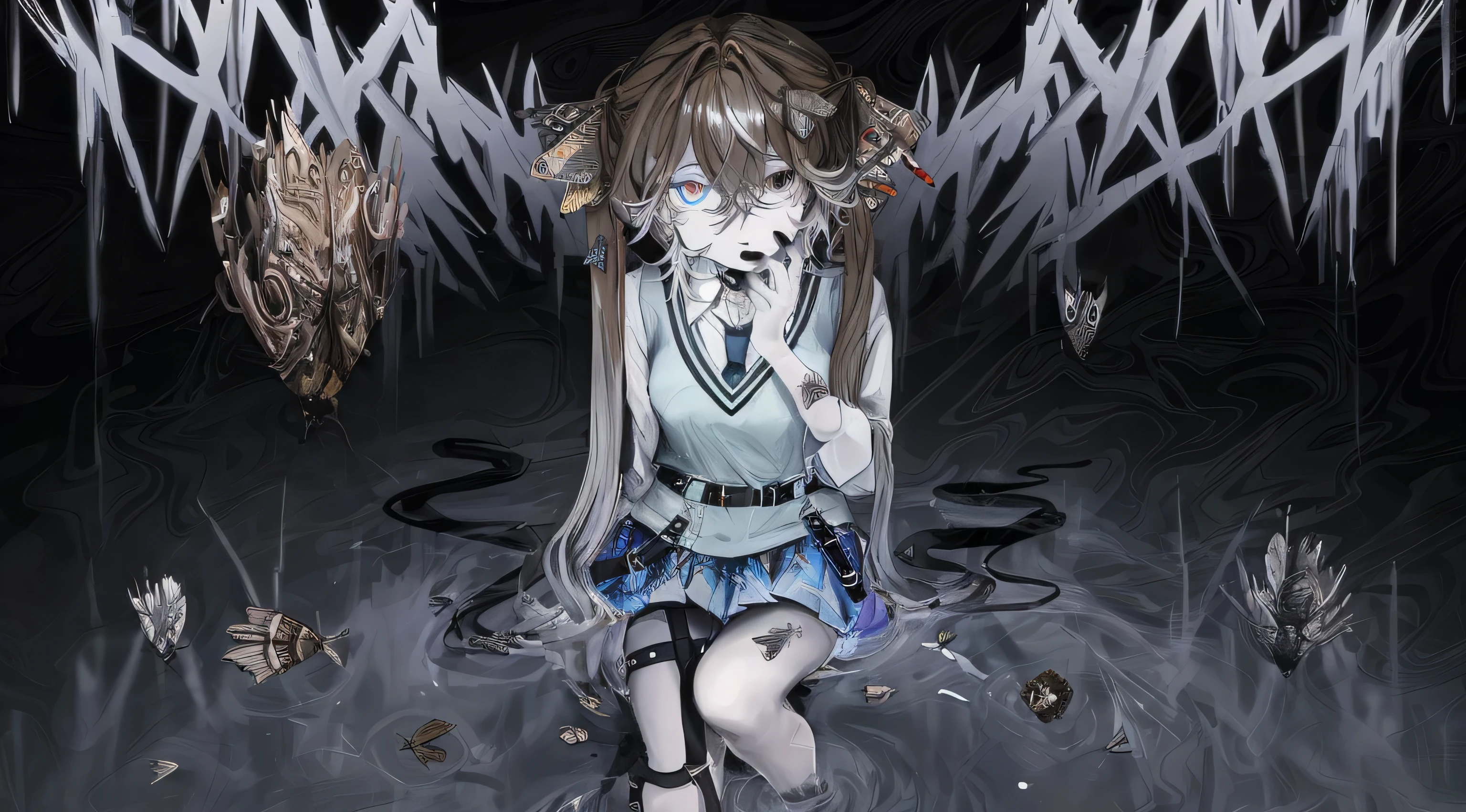 Add moth wings to the girl
