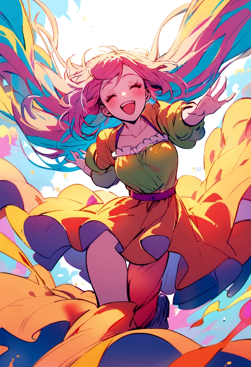 woman so happy
