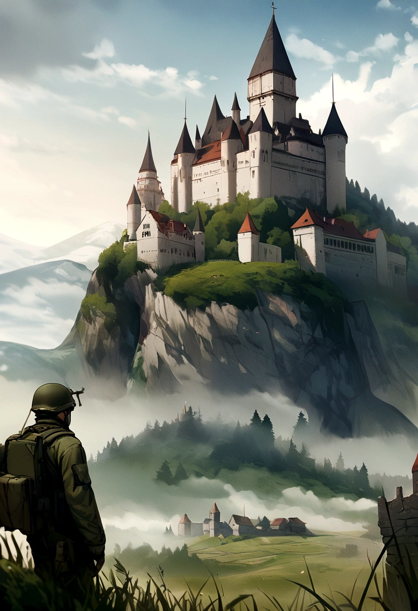 soldier, serpe, DayZ , castle