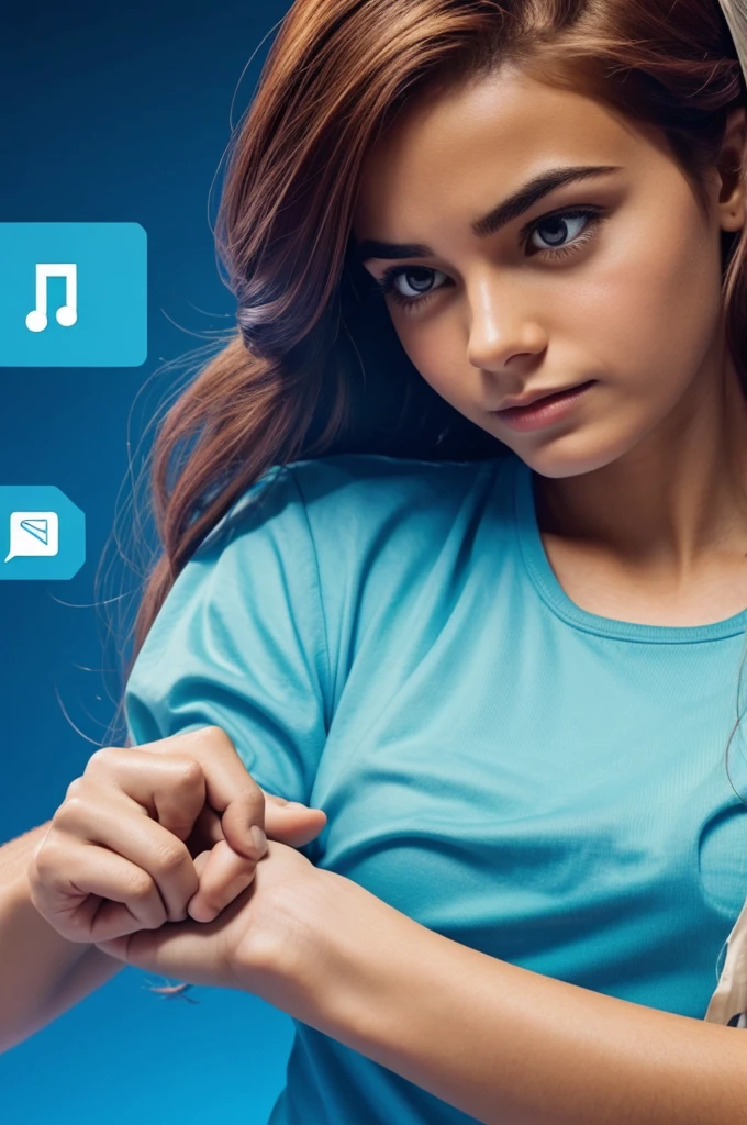 Animated image to stop digital gender violence