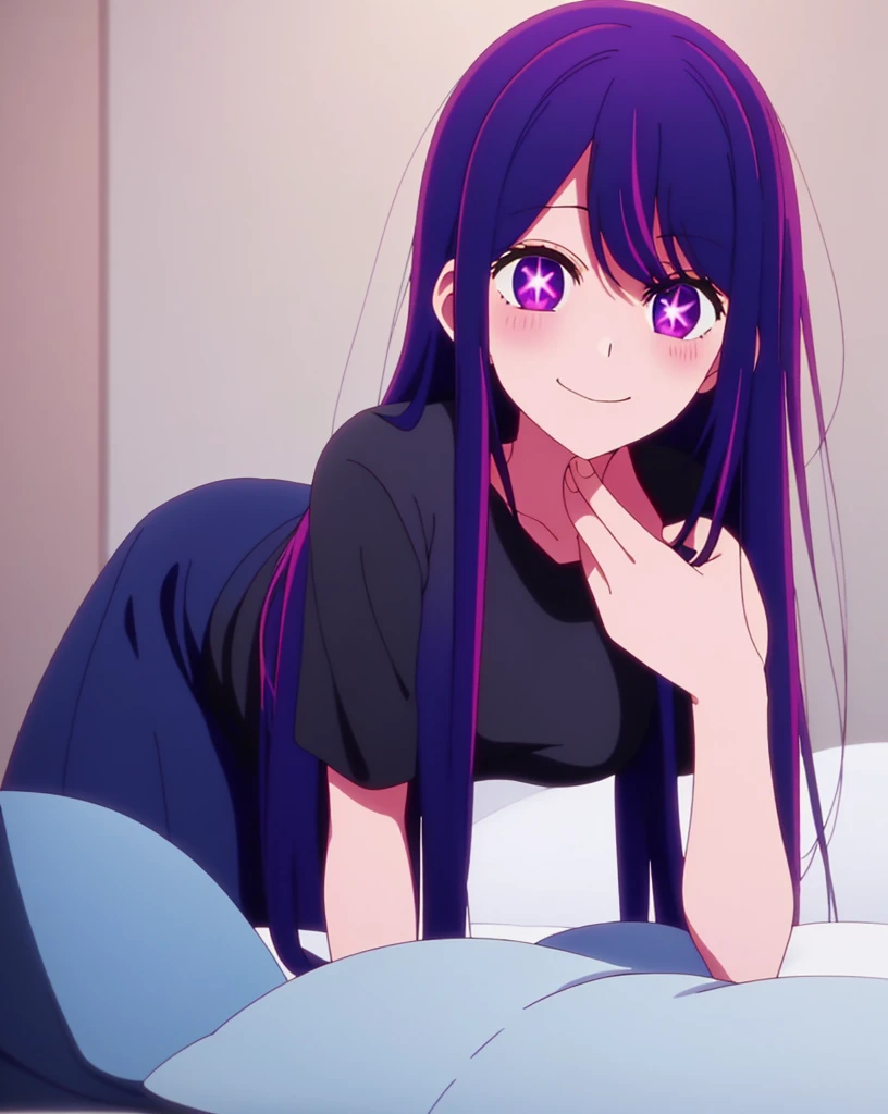 ((Highest quality)), ((masterpiece)), (be familiar with), Perfect Face, indoor, Bedroom, Watching the audience,
One woman, Hoshino Ai,
Open Mouth, Ecstatic expression, blush, smile,
Small breasts, Flat Chest, , , child, Girl,
Long Hair, Long Hair,
Fully nude, Nipples exposed, Sex with a man with a big dick, 膣内ejaculation, Semen is taken, Insert a into your, Sex in the missionary position, , Leg spread,