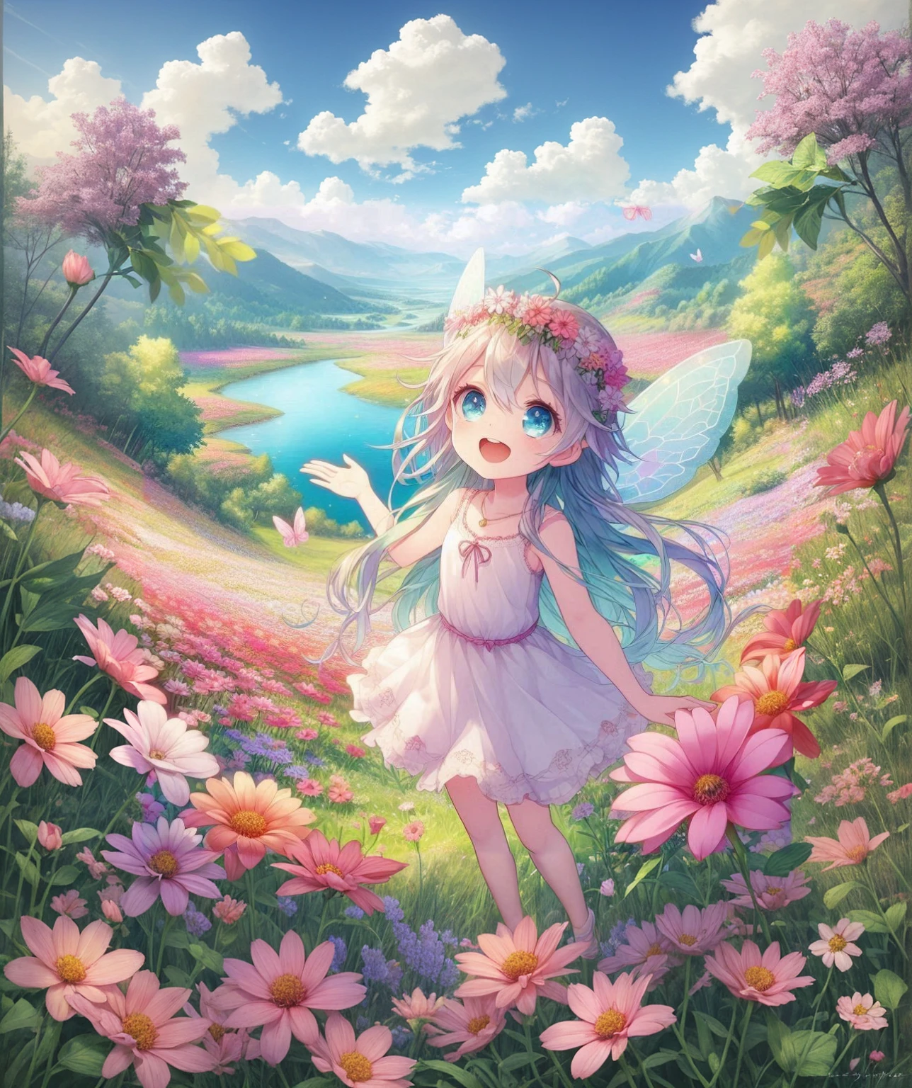 field of flowers