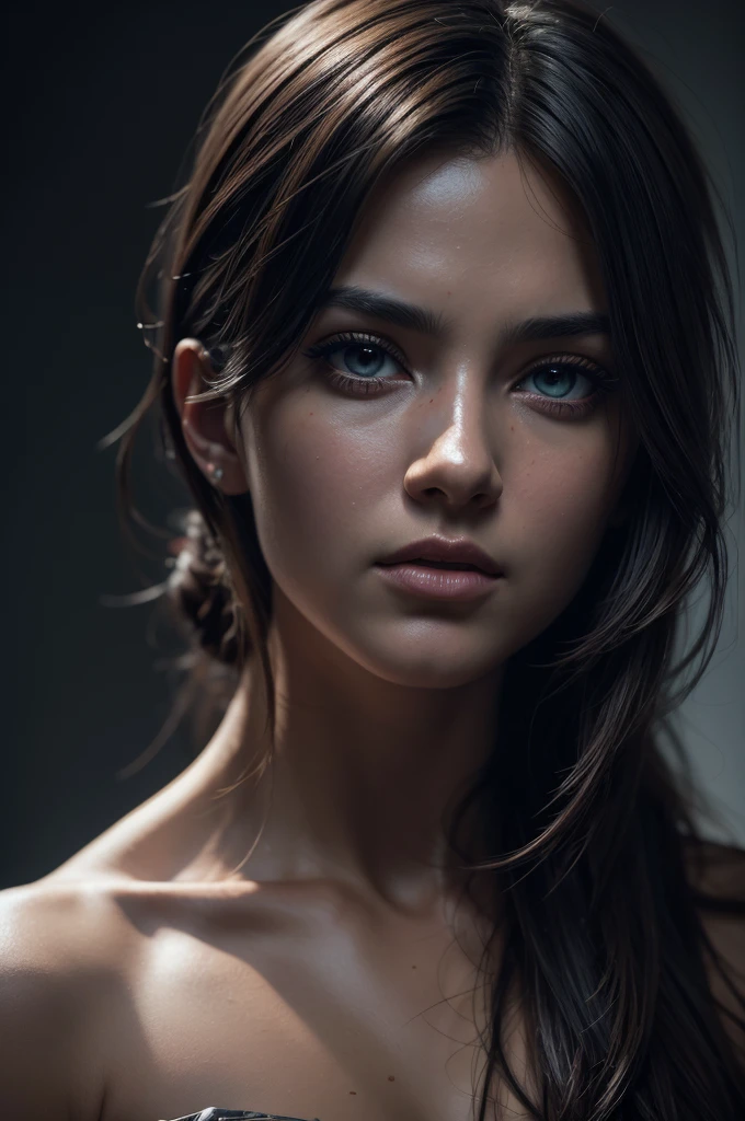 A human face gradually formed on a canvas stained with blood., Anime style photo, Manga style, Digital art, glow effects, Hand drawn, render, 8k, octane render, cinema 4d, blender, dark, atmospheric 4k ultra detailed, cinematic sensual, Sharp focus, humorous illustration, hyperrealistic, big depth of field, Masterpiece, colors, 3d octane render, 4k, concept art, trending on artstation, hyperrealistic, Vivid colors,, modelshoot style, (extremely detailed CG unity 8k wallpaper), professional majestic oil painting by Ed Blinkey, Atey Ghailan, Studio Ghibli, by Jeremy Mann, Greg Manchess, Antonio Moro, trending on ArtStation, trending on CGSociety, Intricate, High Detail, Sharp focus, dramatic, photorealistic painting art by midjourney and greg rutkowski,