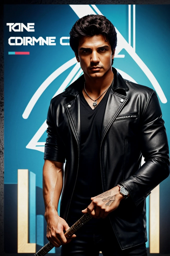 Here is the generated logo for a clothing brand named "jace Cort" with a background reference to Tony Montana.