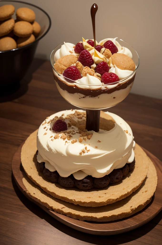 I created a dessert dish inspired by the Jurassic era