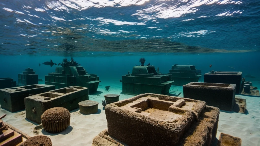 Marine archeology equipment in action