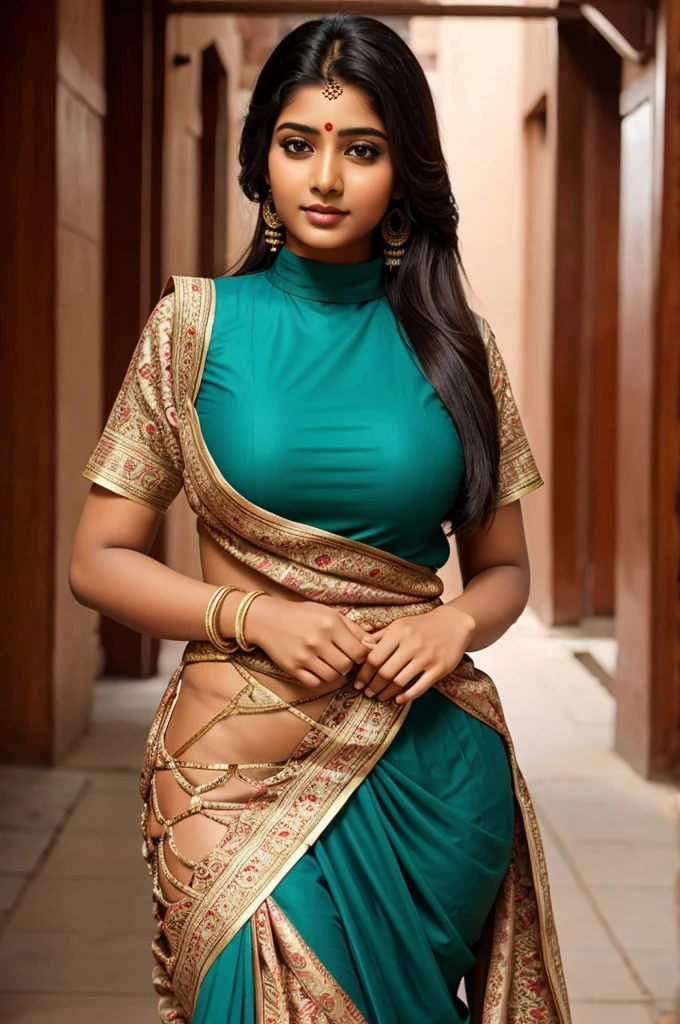 Beautiful Indian girl with big ass in salwar.