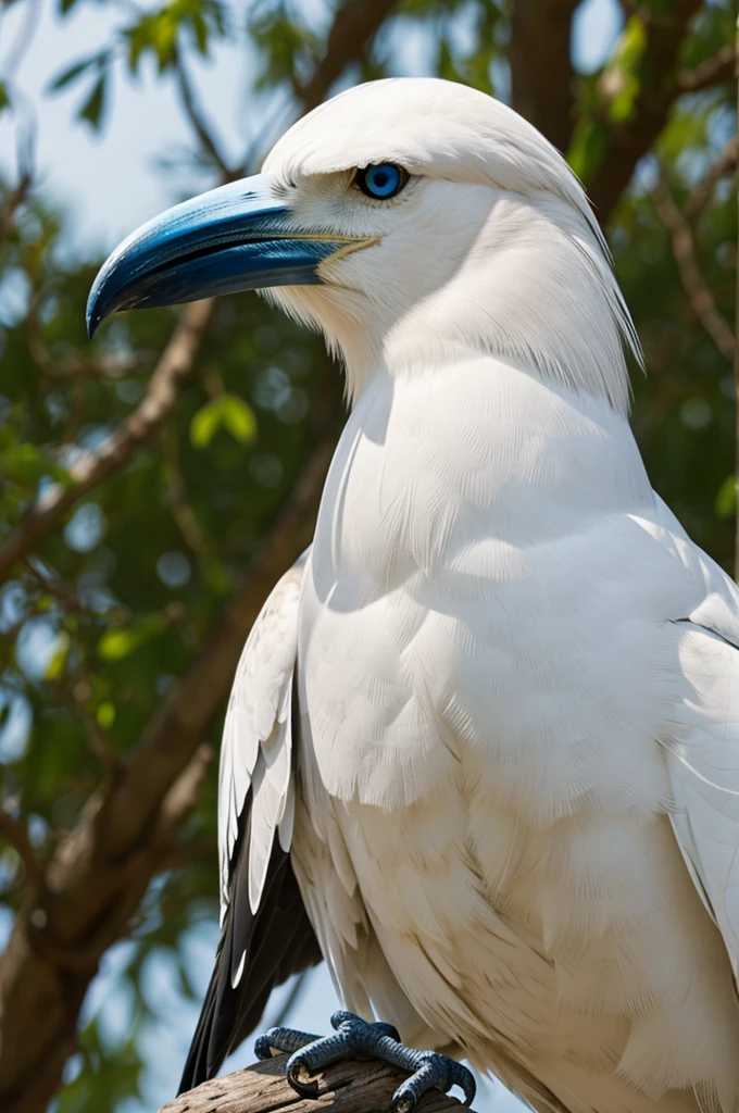 Blue-eyed white crow 