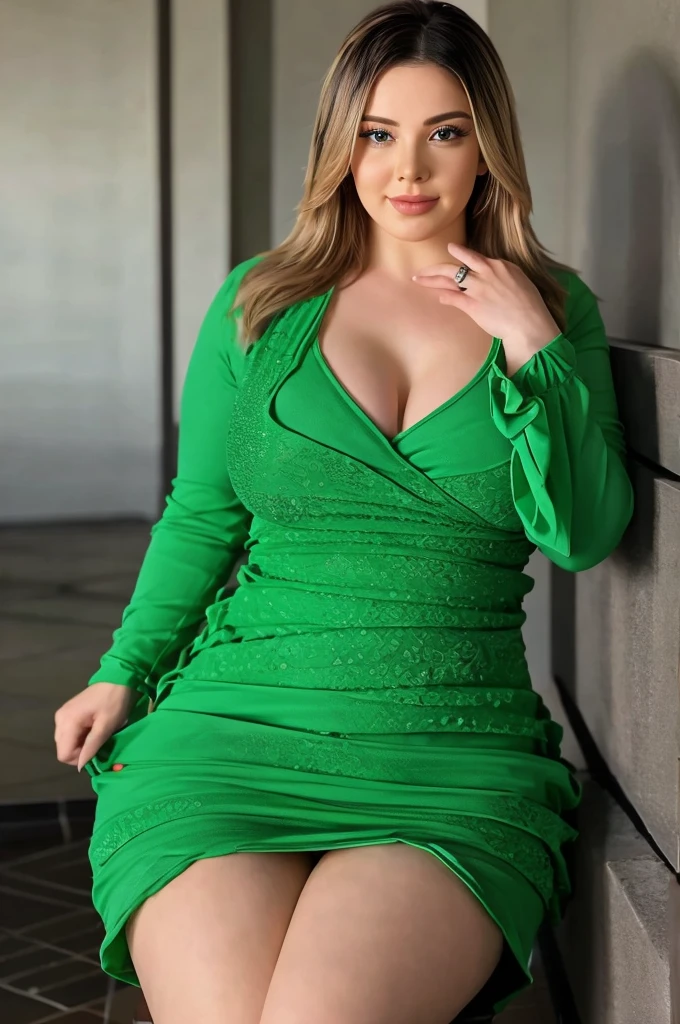 (best quality, ultra-detailed, realistic:1.37),portrait,voluptuous woman,flower,tight dress,passionate look,large buttocks,vibrant colors,soft lighting
