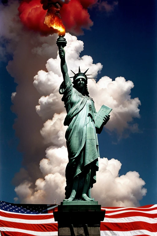 An image that shows the power of the United States over other countries during the Cold War