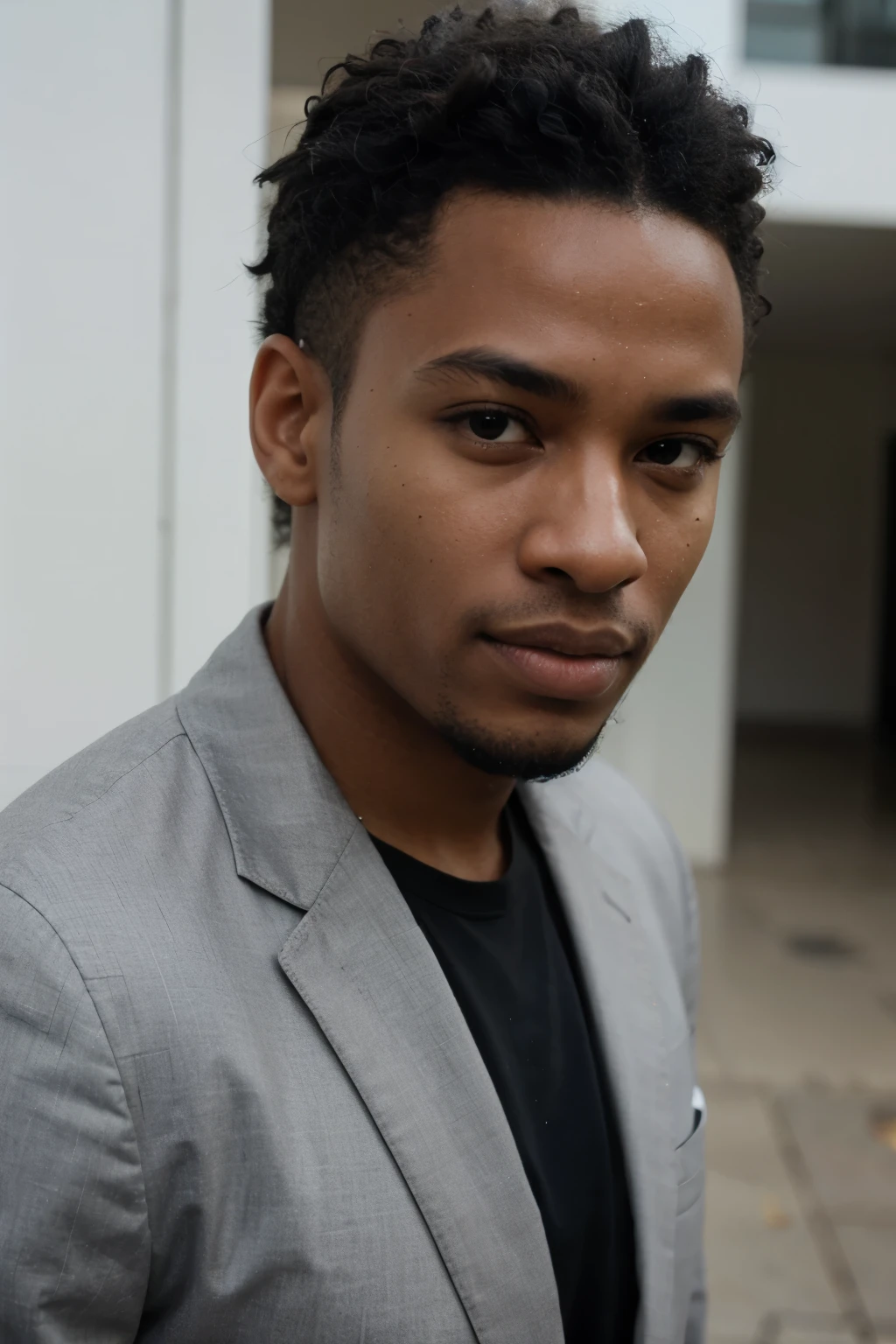 black ethnic man with very attractive face
