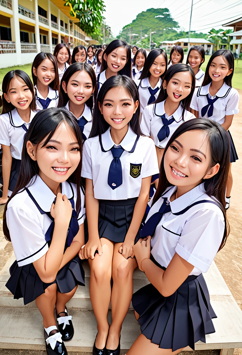 schools in thailand,Woman showing pussy Many student friends