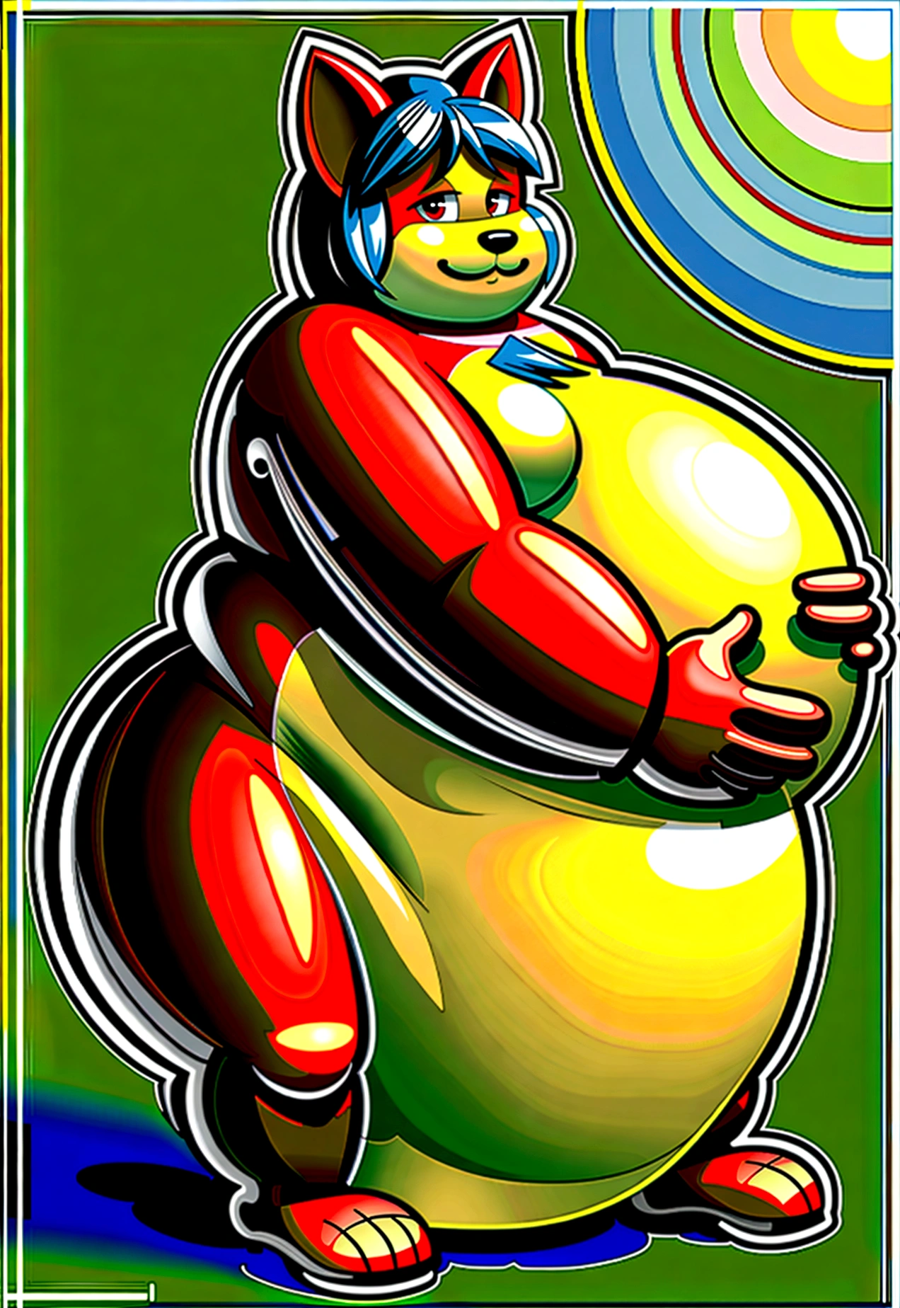 solo,simple background,brown hair,red eyes,1boy,looking at viewer,furry,animal ears,multicolored hair,red hair,full body,fat,cat boy,obesity,big,huge,massive,immobile,growing,expanding,commission,belly,gut,paws,meat mountain,extreme obesity,photo realistic,weight gain++++++++++++,Fat++,extremely obese body type,obese body,obese face,obese arms,obese legs,correct arm,correct pose,correct hands,correct finger,Realistic CG,Standing posture,obese,sagging,weight gain,overhang,fatfur,inflation,feeding,immobilized,stuffed,fat boy,fat, obese, sagging, moobs, weight gain, overhang, fatfur, immobile,Dress appropriately,pajamas,bedroom,warm,Meat Mountain,Extremely obese body type,obese body,obese face,obese arms,obese legs,paunchy,inflation,Arrogant,fattening,feeding,weight_gain,Fit-to-Fat,Greedy,Couch,big fat,ssbhm,,booty,Excess meat,loll,good-for-nothing,Lying down,aqua eyes,large sagging fat chest,Sagging fat chest,WeightObese,WeightChubby,WeightImmobile,fleshiness
