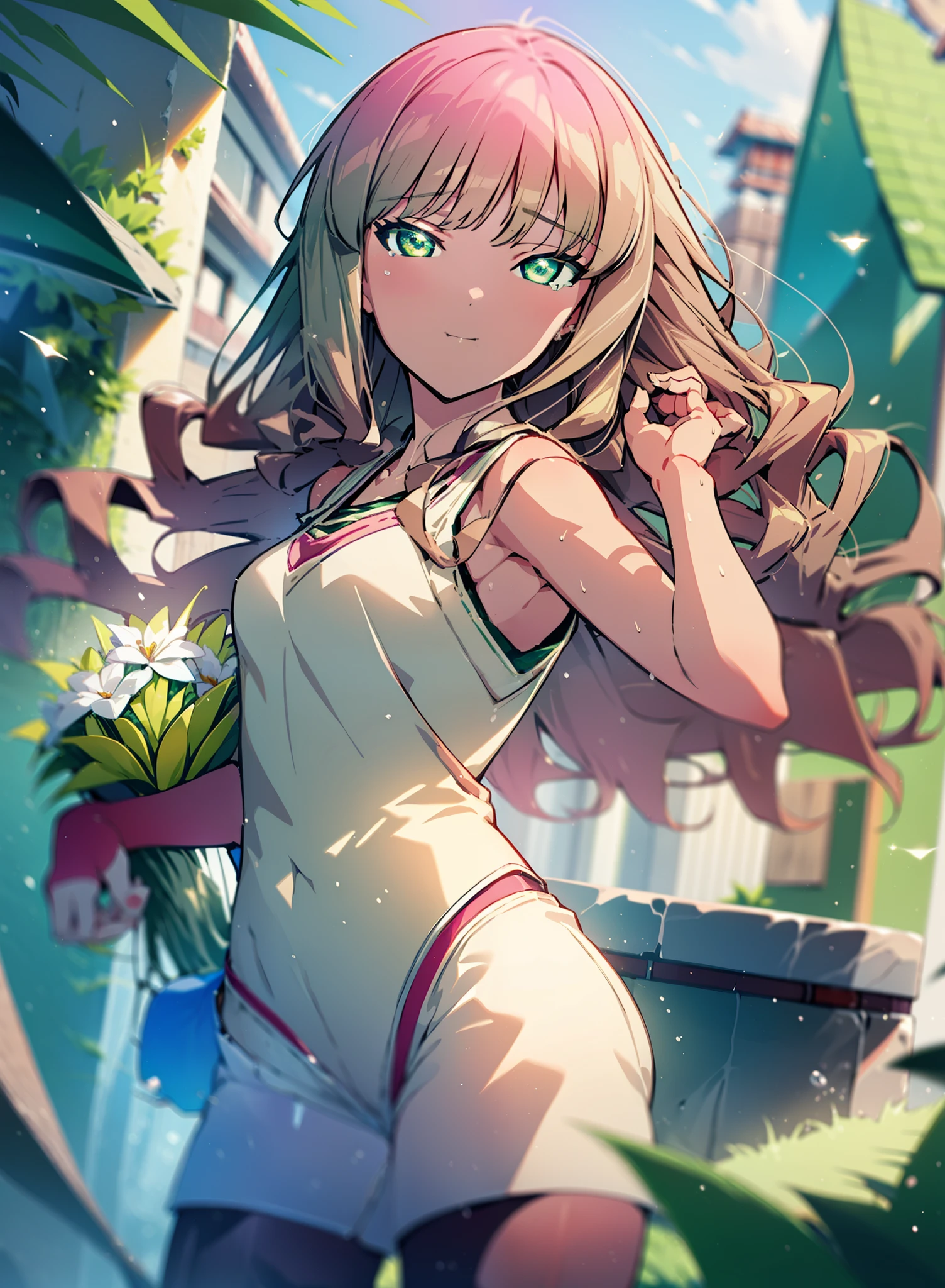 minami yume ,sss Dynazenon ,Long Hair, Brown Hair, (Green Eyes:1.5) ,smile,Wedding dress,Wedding Skirts,holding a large bouquet of flowers in both hands,Tears stream down her face,Tears of joy,I cry a lot,Stand Glass,
break outdoors, Association,Chapel,
break looking at viewer, whole body,(Cowboy Shot:1. 5) ,
break (masterpiece:1.2), Highest quality, High resolution, unity 8k wallpaper, (shape:0.8), (Beautiful and beautiful eyes:1.6), Highly detailed face, Perfect lighting, Highly detailed CG, (Perfect hands, Perfect ???????),