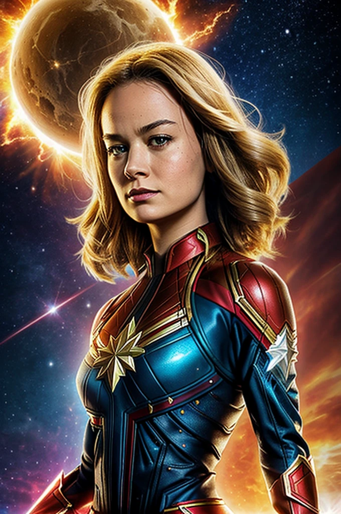 Captain Marvel and white hole
