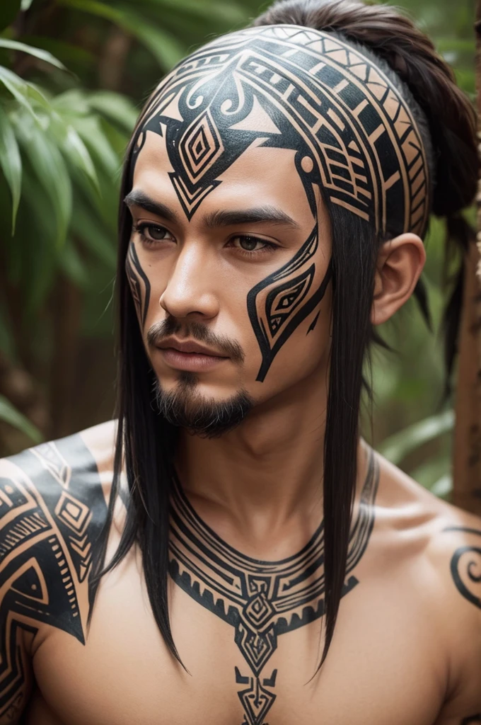 Realistic tribal design