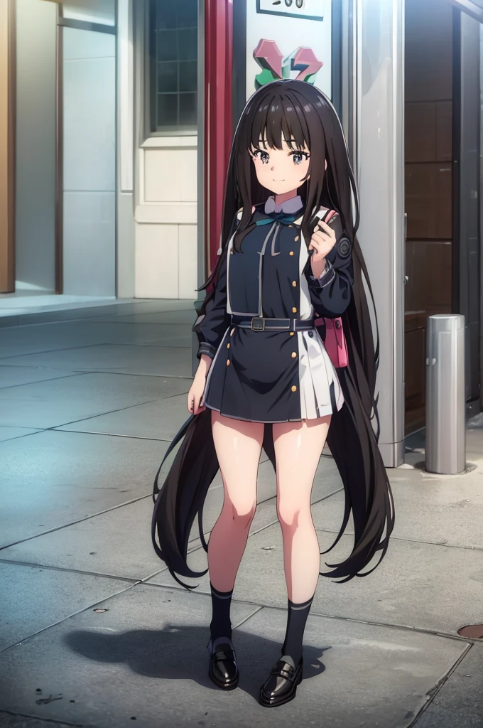 (masterpiece, best quality, 32k, RAW photo, beautiful and aesthetic:1.2), complex detail, Indirect light, photorealistic,(station premises)
full body, (((20yers girl:1.6))), smile.kawaii .(station premises:1.3)
.miniskirt.(loose sock;1.3).loafers ..(Design sheet:1.3), (multi-angle and detailed view:1.3)
and, black, shirt, very, white, with, 1girl