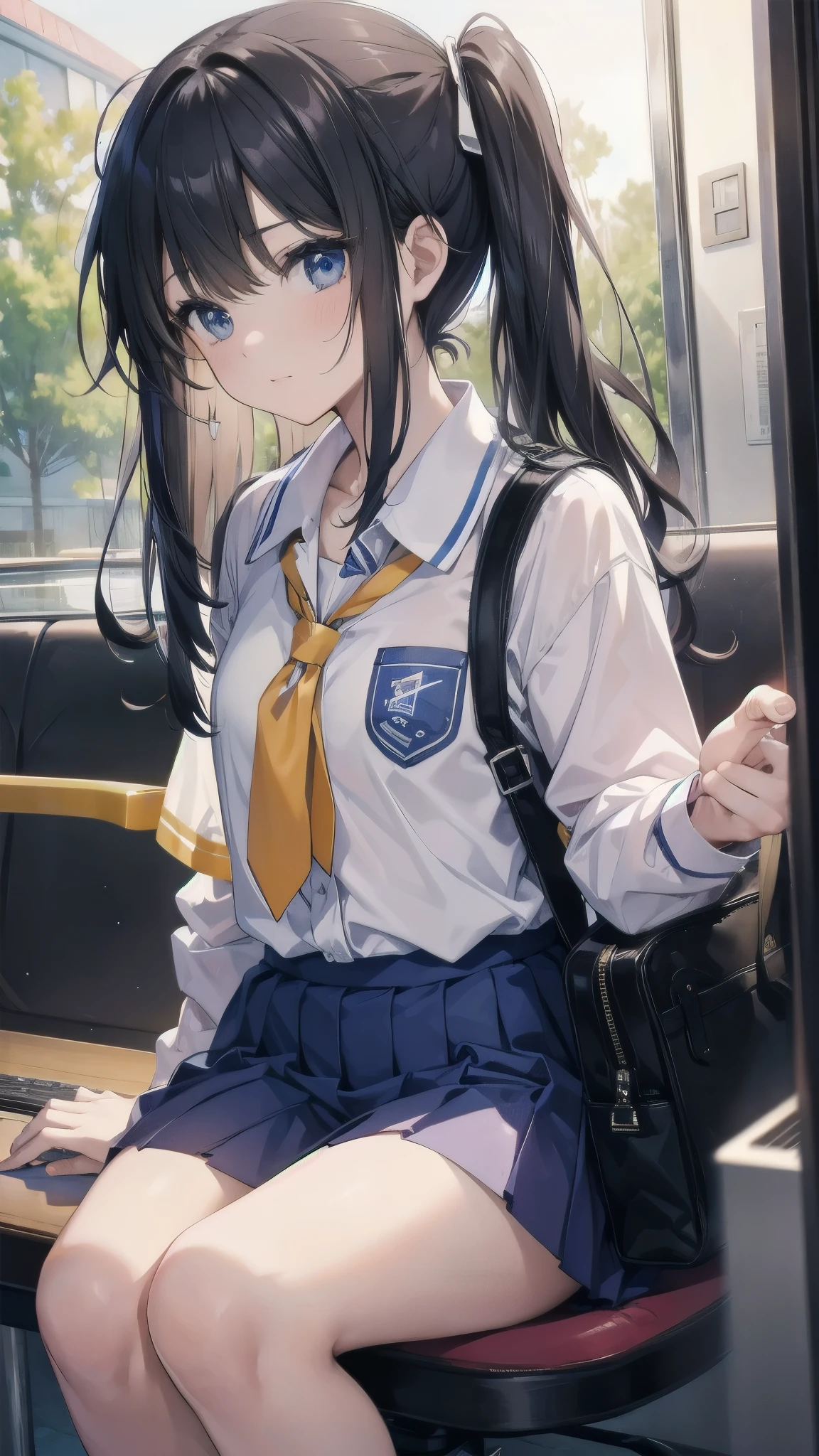 This is the high school girls&#39; locker room.、１A girl is getting changed、There are no lights on so it&#39;s dark、Completely の女性、Completely nakedn see her , navel, pussy, cli and lara.、Short, fl dark brown lob hairstyle、Small breasts、R-18 illustration、Shushing with embarrassment、The bra that was taken off is lying on the ground