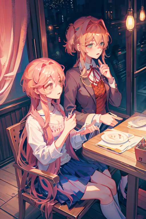 Yuri and Sayori is mad at Monika and Natsuki