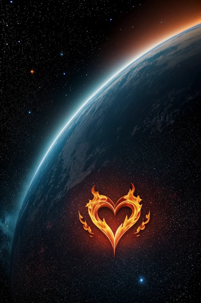 ---
**Description of the image for the replica:**
1. **backdrop:**
- Der backdrop ist dunkel, nearly black.
2. **Heart of flames:**
- A large heart of blue flames dominates the picture.
- The flames have a color gradient from light to medium dark blue.
- The flames seem to be alive, with different tongues, that flicker outwards.
3. **Party logo:**
- In the centre of the picture, within the flame heart, befindet sich das Party logo "Alternative for Germany" (AfD).
- The party name "Alternative for Germany" is written in white letters on a red arrow.
- The arrow is pointing to the top right.
4. **stars:**
- Small white dots are distributed in the upper part of the image, die wie stars aussehen
