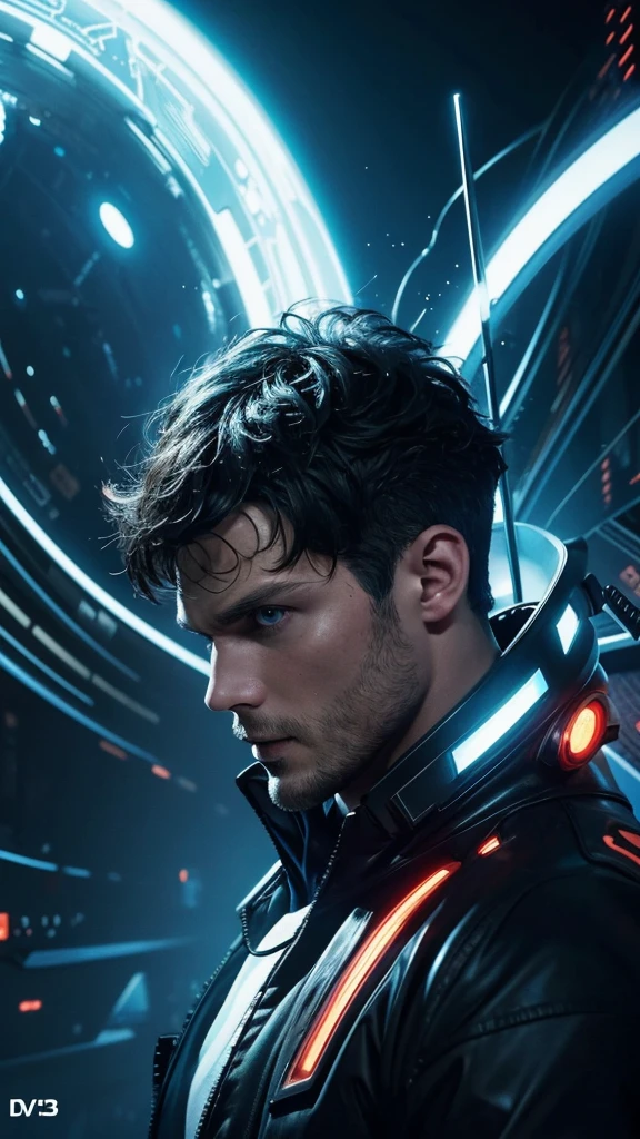 there is a man wearing a helmet and a wet suit, cinematic still frame, edgar maxence and ross tran, face close - up, futuristic soldier, movie still of a tired, by Pierre Laffillé, military, without helmet, male with halo, shattered earth, chappie, colour corrected --auto --s2