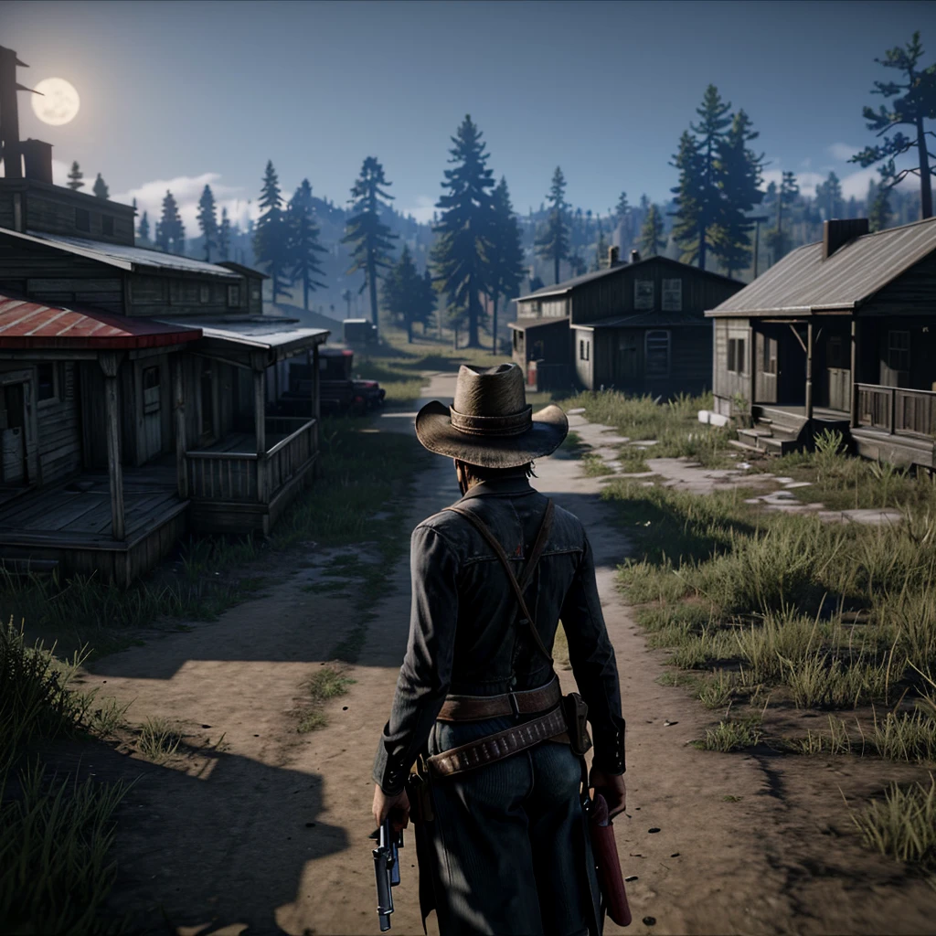 'red dead redemption 2' style graphics, location is in a brothel, only sexy-female NPCs, 