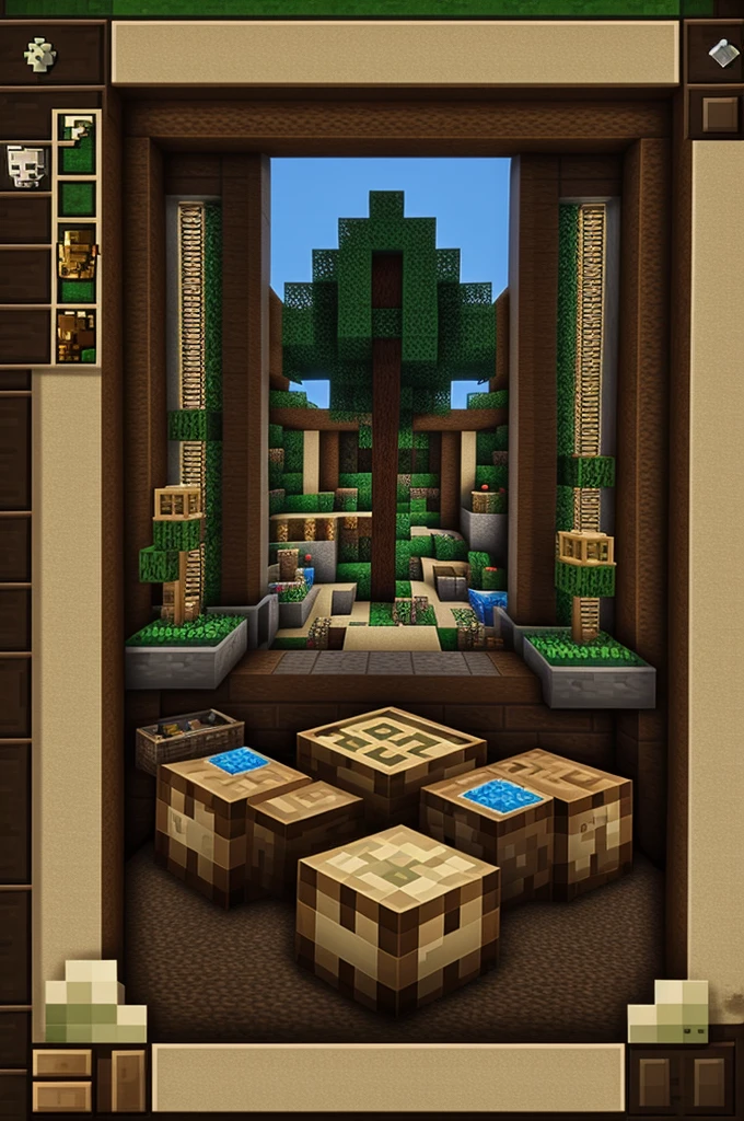 An icon for a minecraft server called Emporium
