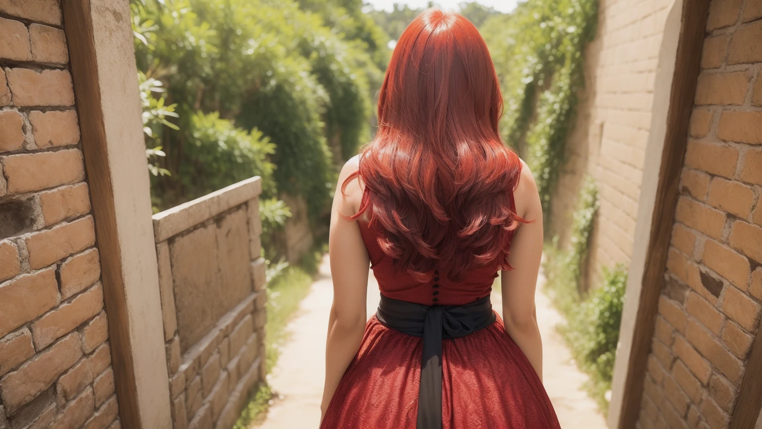 ((A red-haired warrior, from behind, vestinDo uma saia curta na bunDa, mostranDo a bunDa, tiro De baixo, vestinDo armaDura De placas, manoplas De aço, luvas De aço e couraça De aço, OlhanDo para trás, VestinDo uma saia)), saia bem DetalhaDa, (She doesn't wear underwear, saia mostranDo granDe pelúcia, atreviDo, bunDa reDonDa, buceta mostranDo, smooth buceta mostranDo from below, (up skirt), saia De levantamento De vento, sexy possession), fantasia meDieval, D&D, RPG, Obra De arte, melhor qualiDaDe, 8K, ultra realistic. A garota mais DesejaDa Do munDo tem uma beleza transcenDental, with expressive eyes, olhos verDes claros, sobrancelhas arqueaDas, lábios sensuais e pele raDiante. Your facial structure is symmetrically perfect, com maçãs Do rosto DelicaDamente esculpiDas e um queixo refinaDo.