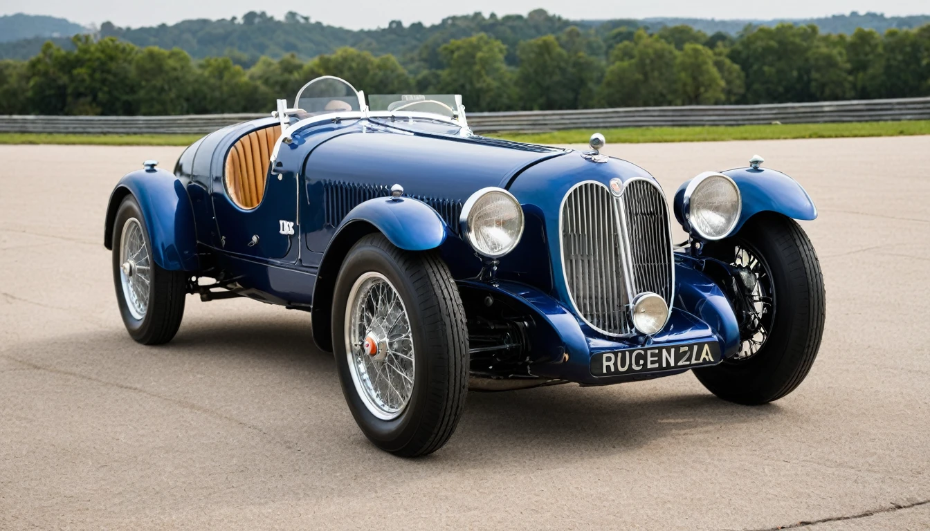 Ferrucio Giogiana
Manufacture: 1933
Type: Classic Racing Car
Engine: V12 Gasoline
Transmission: 5-speed manual
Traction: RWD (Rear)
Price: $200,000
Design
Exterior:
Style: Classic and elegant, inspired by 1930s racing cars.
Body: Built in aluminum and steel, combining lightness and durability.
Headlights: Round headlights with filament bulbs, typical of vehicles of the time.
Chassis: Lightweight tubular construction, providing rigidity and agility in curves.
Wheels: Classic racing tires, with spoked wheels.
Inside:
Cabin: Spartan and functional, with leather seats and wooden details.
Finishes: Analog instrument panel with classic dials.
Equipment: Wooden steering wheel, pressure gauges and pressure and temperature indicators.
Performance:
Engine: V12 Gasoline, offering an authentic racing experience with high power.
Transmission: 5-speed manual, guaranteeing total control to the pilot.
Context and Usage:
The Ferrucio Giogiana is a tribute to the classic racing cars of the 1930s, combining the style and elegance of the time with modern engineering. Ideal for collectors and classic racing enthusiasts.