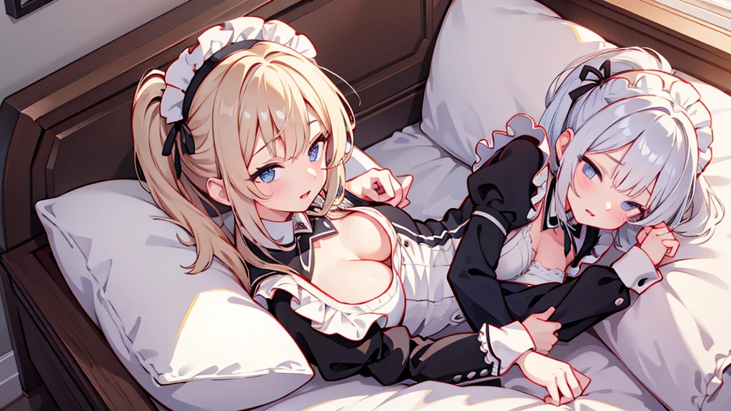 maid having sex in the missionary position