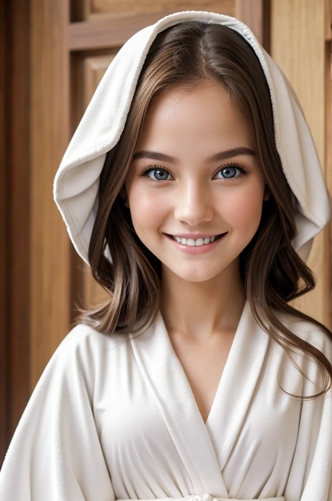 cute 12 year old girl no clothes, cum on face, slim figure, revealing outfit, cute clothes, skimpy clothes, photo taken from above, detailed face, pretty eyes, long eyelashes, cute expression, cozy living room, photorealistic, 4k, high quality,open bathrobe, naked girl
