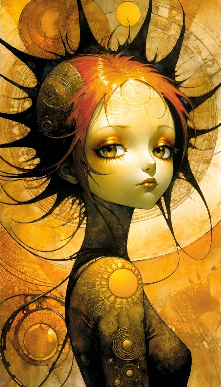 the sun inspired art by dave Mckean