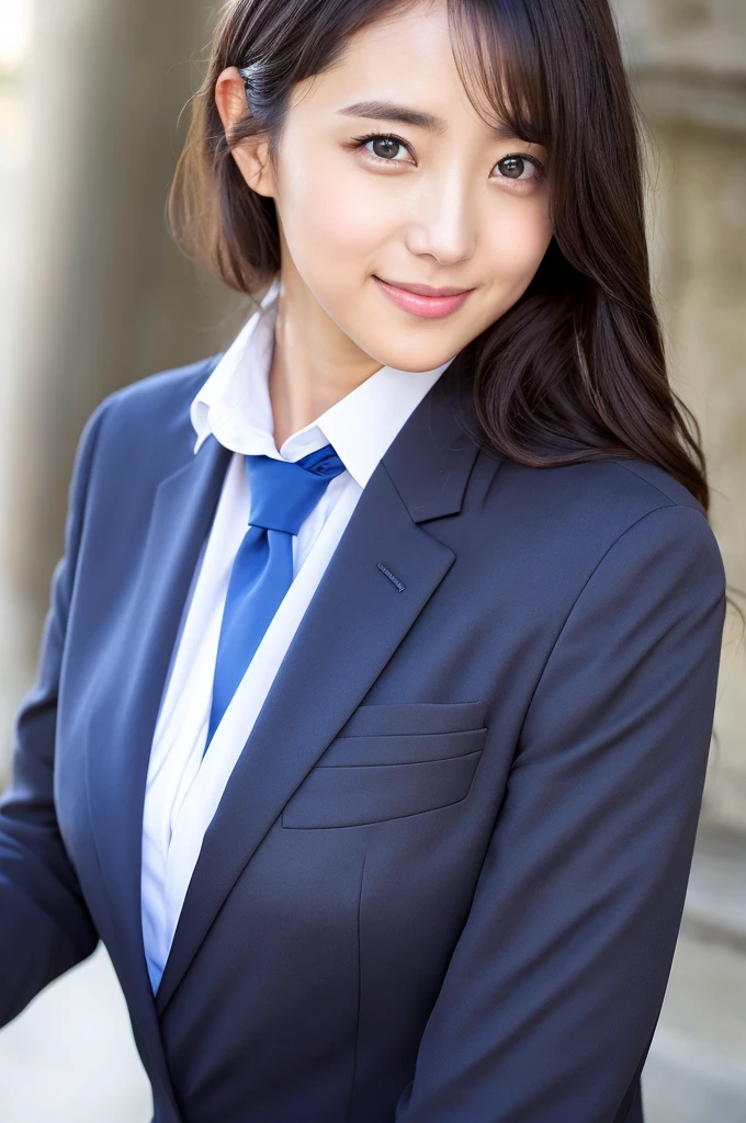 You are a professional photographer。future、Beautiful Eyes、 ((Highest quality)), Clear contours, Woman with beautiful face, (((One Girl,alone))), ((Beautiful Eyes)), Sex Appeal,Albedo and Specular Maps、Accurate simulation of lightweight material interactions、A woman in a suit and tie posing in front, sakimichan, Low Perspective, sexy、Light Smile、Open shirt