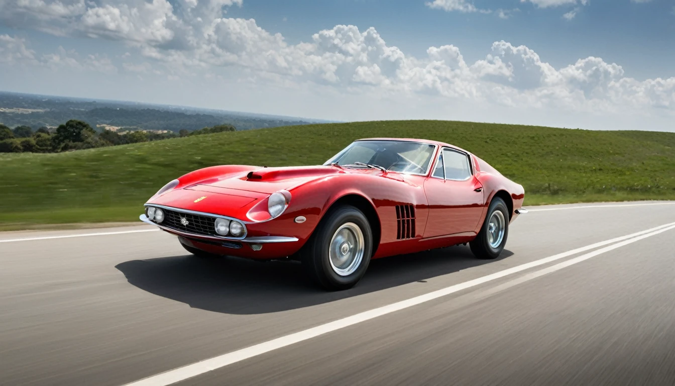 Ferrucio Giuliana
Manufacture: 1967
Type: Classic Sports Car
Engine: V8 Gasoline
Transmission: 4-speed manual
Traction: RWD (Rear)
Price: $230,000
Design
Exterior:
Style: Curvy and dynamic, merging the elegant design of the Ferrari Dino with the robustness of the Chevrolet Corvette Stingray.
Body: Built in fiberglass and steel, with fluid and aerodynamic lines.
Headlights: Retractable, characteristic of the 60s, with halogen technology.
Chassis: Lightweight tubular structure, providing agility and performance.
Wheels: Magnesium wheels with low profile tires.
Inside:
Cabin: Sporty and cozy, with leather seats and metallic details.
Finishes: Analog instrument panel with circular dials.
Equipment: Sports steering wheel, AM/FM radio and air conditioning.
Performance:
Engine: Gasoline V8, providing quick response and vigorous acceleration.
Transmission: 4-speed manual, allowing quick and precise gear changes.
Context and Usage:
The Ferrucio Giuliana is a classic sports car from the 60s, combining iconic design and robust performance. Ideal for rides on winding roads and classic car events.