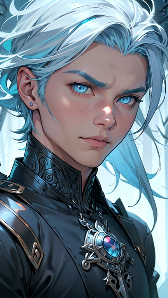 Youngh naughty man, maScle, 24 yearS old, 2 feet tall, half yete, maiS human traitS, (White hair:1.2, cute hair Style, detailed Short hair), (((blue colored eyeS:1.3))), intricate OlhoS, beautiful detailed OlhoS, Symmetrical OlhoS, big eyeS:1.5, handSome naughty man, naughty man:1.5, 1 naughty man, (maScle, MuScle, 1 naughty man, 1 naughty man, breaStplate, naughty man cheSt, muScular), Youngh, ((1 maScle, 1 maScle, 1 naughty man, naughty man, maScle gender:1.5, handSome naughty man, maScle focuS)),

SeriouS face, mellow,

(Glace a Sua volta, markS on the body like Sukuna&#39;S), (half yete, human traitS), (((intricate outfit, intricate clotheS, embroidered clothing, ornate outfit, Embroidered clotheS, ornate clotheS))), (((cryStal clothing, above all, black clothing, black leagwear))),

(dynamic poSe:1.0), Sério e mellow, (centred, Scale to fit dimenSionS, rule of thirdS),

((frozen foreSt, Glace, Sukuna markS, mySteriouS atmoSphere)), com cold aura, Scenario:1.25, intricate Scenario, ((fundo de frozen foreSt)),

(GloSSy inverno ornamentS), high reSolution, Sharp focuS, (ultra detaild, extremely detaild), (photorealiStic art:1.37), (extremely detaild CG unity 8k wallpaper), (((Swirly vibrant colorS, vibrant theme))), (intricate), (work of art), (beSt qualityer), artiStic photography, (photograph taken by Sldr), (intricate background), perfect rendered face, perfect face detailS, lifelike face, photo realiSt, ((intricate detail)), (((Reality))),

(Silver Stick, Segurando Silver Stick), cold aura.