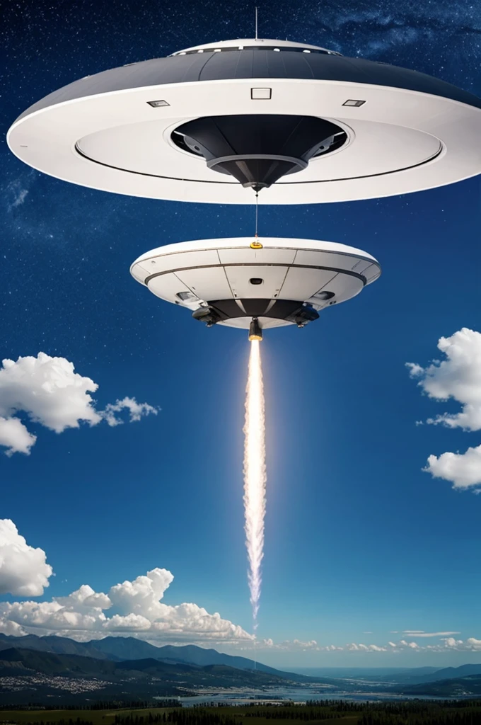 Make me a UFO in the sky