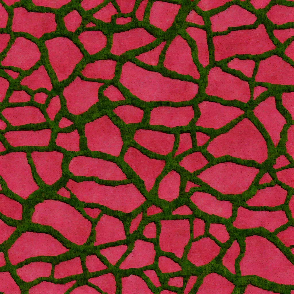 dark texture, mossy bricks, pink toned