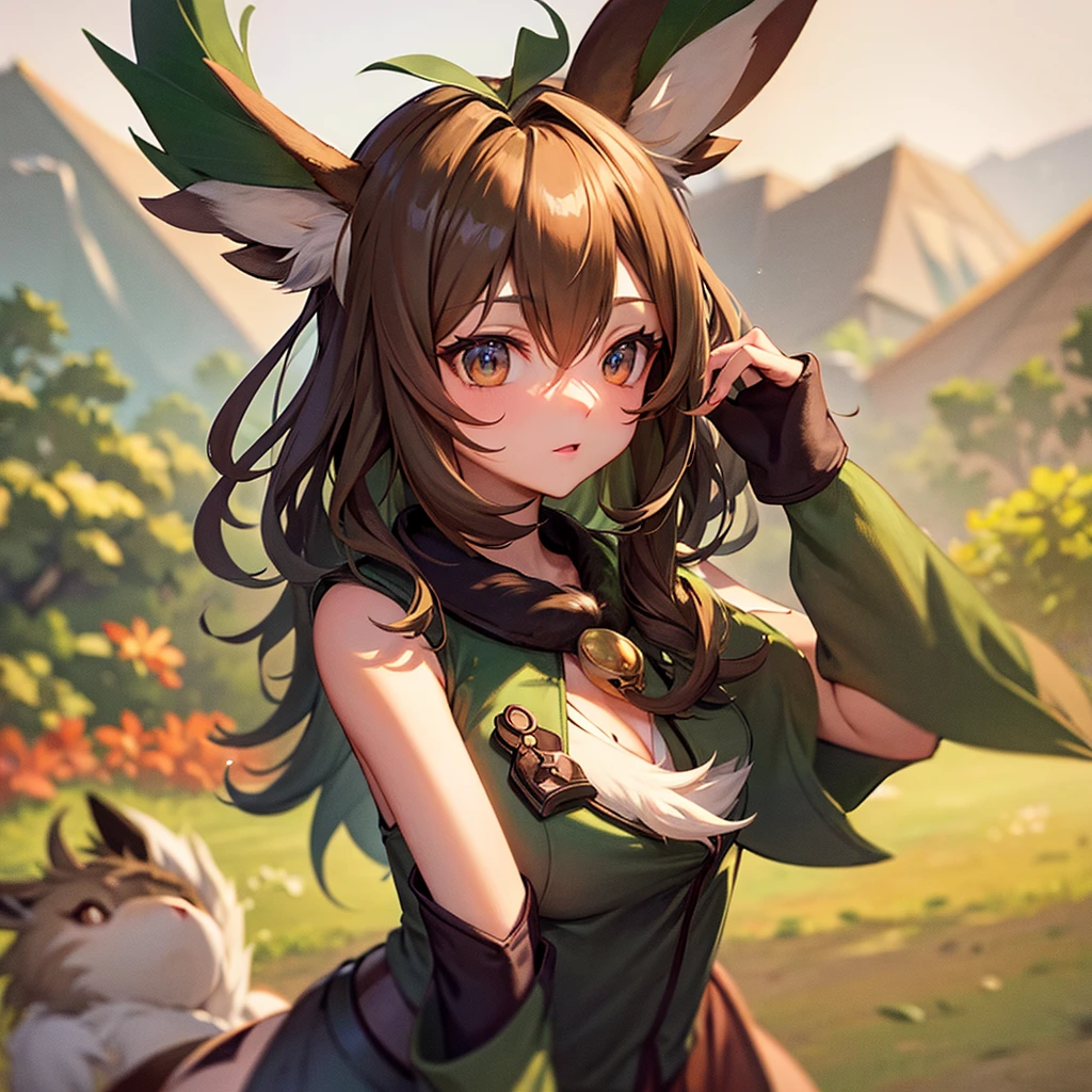 face focus, portrait, avatar, fluffy, :D, cute, 1girl, pink long air, solo, furry,ojos morados, nanachi \(made in abyss\), nanachihat, looking at viewer, smile, pelo largo y morado, ojos morados, sexy