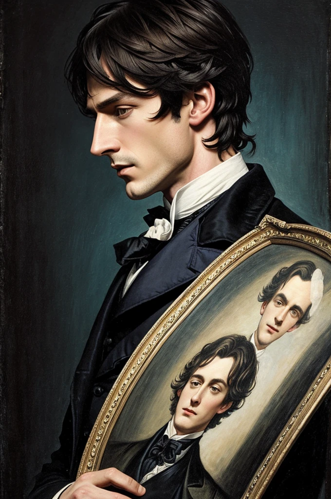 Dorian gray destroying his portrait
